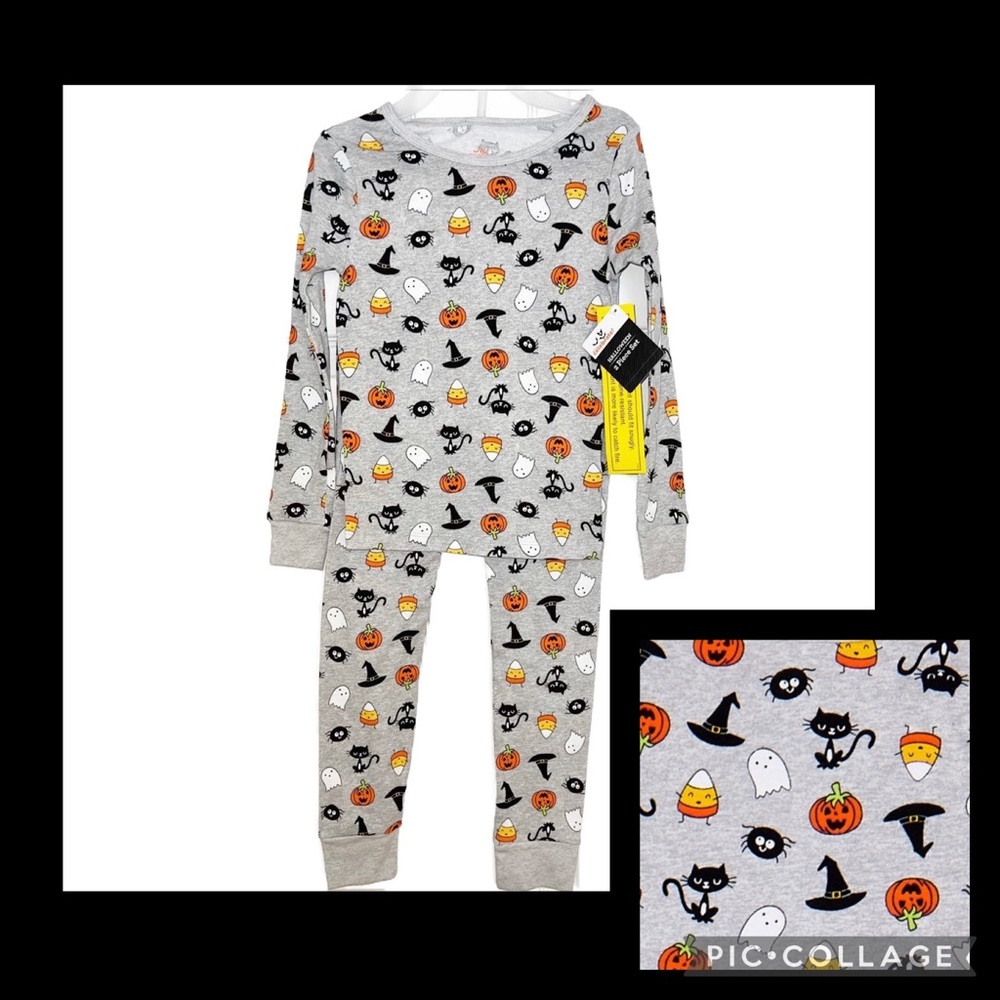 Halloween Girls 2 Piece Sleep Set